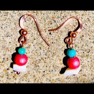 Bold handmade earrings